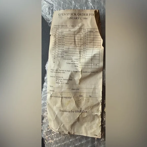 Oneida Wordsworth Rose Stainless Flatware USA Silverware Forks, Knives 26 Pcs - Picture 10 of 16